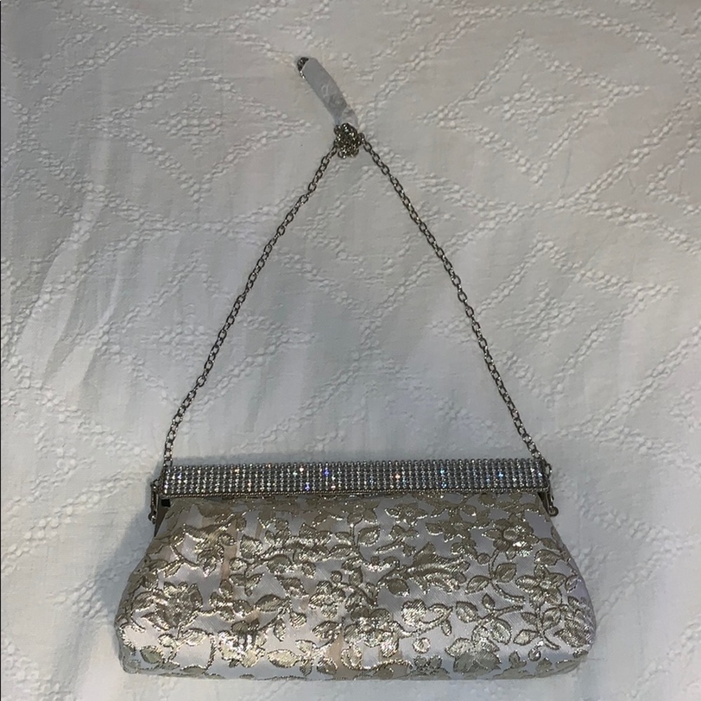 White wedding clutch, brand new never used